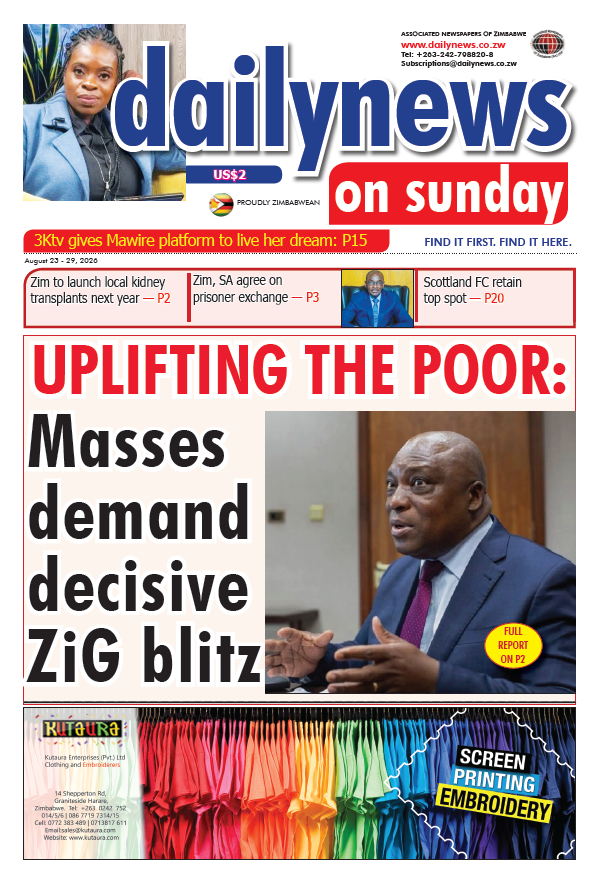 Sunday 23 August 2026